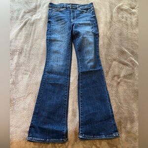 EUC American Eagle high rise skinny kick jeans size 6 Regular